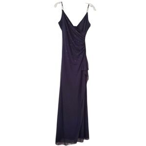 VINTAGE RAMPAGE Clothing Company Women's Maxi Dress Sz M Black Y2K Gothic Fairy